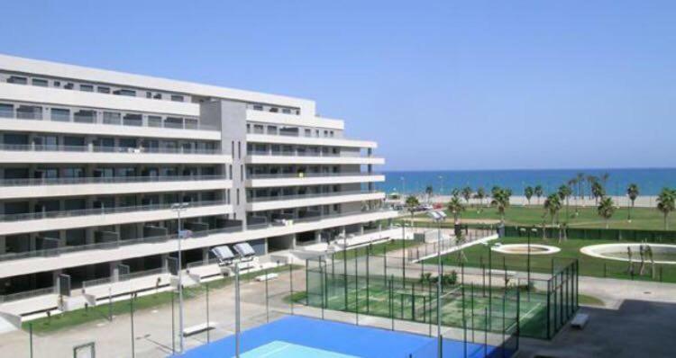 Apartamento Lujo, Primera Linea Playa, Garaje, Wifi, Piscina Climatizada Roquetas de Mar Buitenkant foto