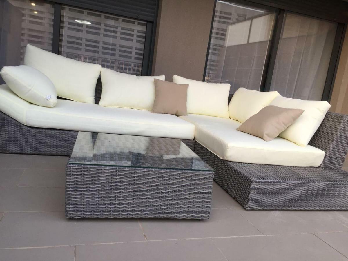 Apartamento Lujo, Primera Linea Playa, Garaje, Wifi, Piscina Climatizada Roquetas de Mar Buitenkant foto